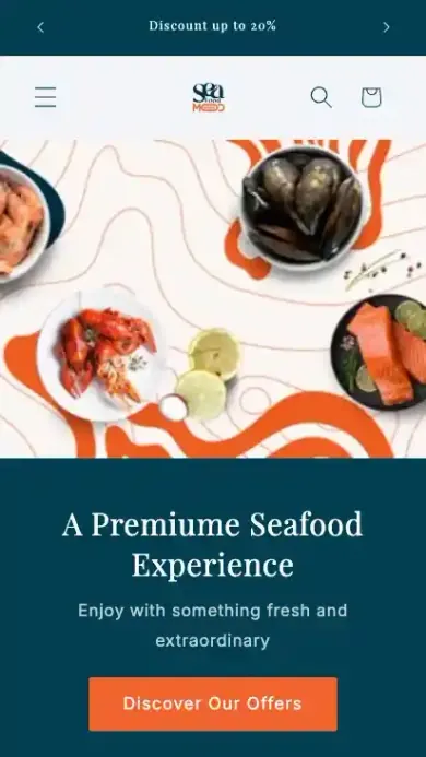 Seafood Mood on mobile